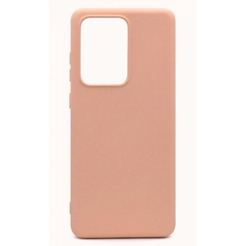 Накладка силиконовая Silicone Cover для Samsung Galaxy S20 Ultra G988 розовый песок luxury soft silicone vogue girl funda for samsung galaxy s20 ultra case s8 s7 s10 s11e s9 j5 j7 j4 j6 j8 2018 plus phone case