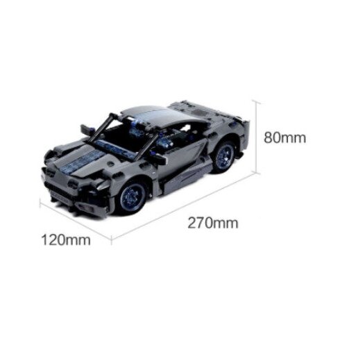 фото Конструктор автомобиль onebot building block static supercar objby61aiqi, серый xiaomi