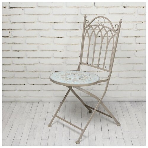 Kaemingk Складной стул с мозаикой Лионель 90*46*39 см, металл 9806218