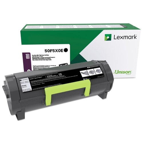 Картридж Lexmark 50F5X0E, 10000 стр, черный картридж lexmark 64016se оригинальный лазерный картридж lexmark 64016se 6 000 стр черный