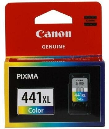 Картридж Canon CL-441XL цветной для Pixma MG2140, MG3140 400 страниц.