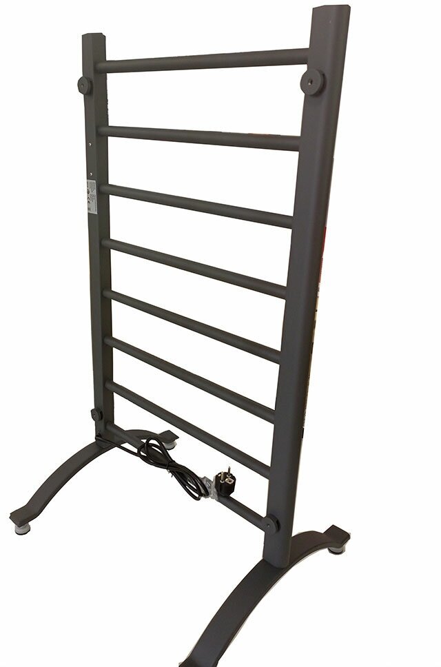 Полотенцесушитель электр. Velar Tetragon 500x800 сухой тен 130вт. графит