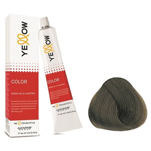 Yellow Color Крем-краска, 7.11 Medium intense ash blonde