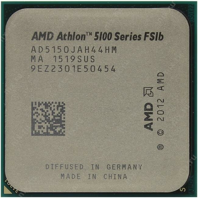 Процессор AMD Athlon 5150 Socket-AM1 (1.6GHz/2Mb/AMD Radeon R3) OEM