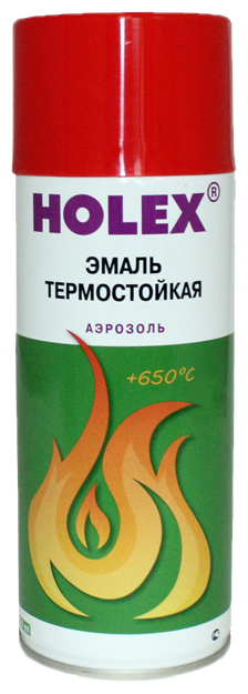 Аэрозольная Holex Эмаль термостойкая