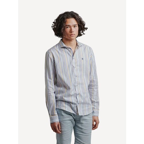 фото Рубашка, цвет темно-синий микс, размер xl haze&finn