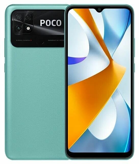 Смартфон Xiaomi POCO C40 3/32GB, зеленый