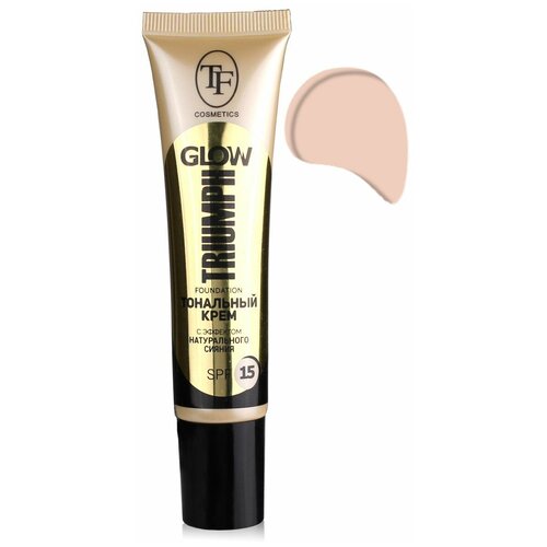 TF Cosmetics Тональный крем Glow Foundation, SPF 15, 30 мл/30 г, оттенок: 201 слоновая кость, 1 шт.