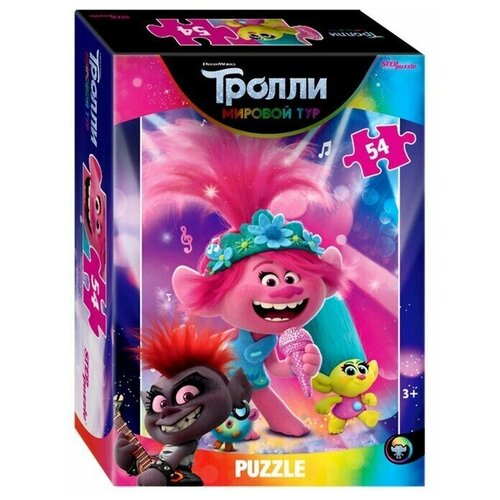 Пазл 54 элемента «Trolls-2», микс (20 шт.) Степ Пазл Россия степ пазл пазл trolls 2 54 элемента микс