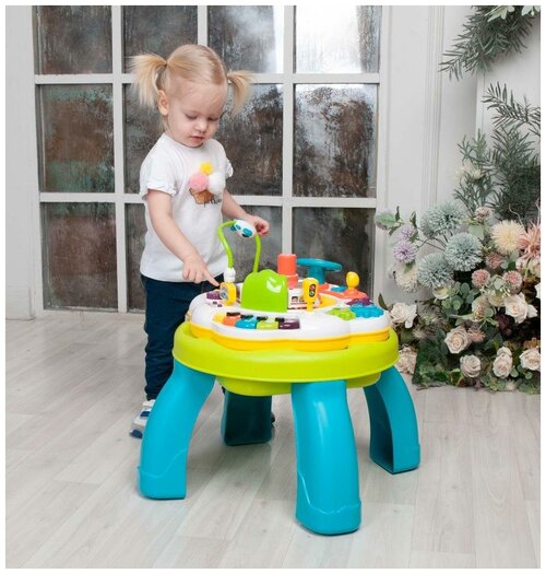Развивающая игрушка Pituso Развивающий столик Маленький водитель, разноцветный