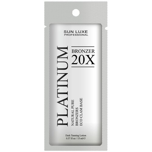 Sun Luxe Professional лосьон для загара в солярии Platinum Bronzer 15 мл