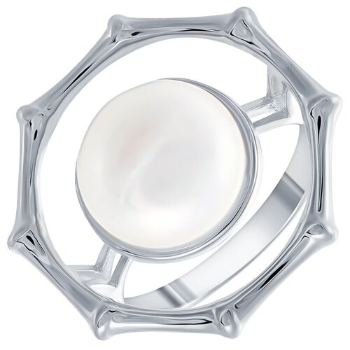 фото Element47 кольцо из серебра 925 пробы с культивированным жемчугом sr2246_ko_wp_wg, размер 18