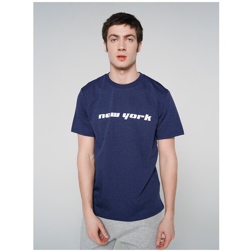 фото Футболка с кор.рукавом твое 79225 размер s, темно-синий меланж, men