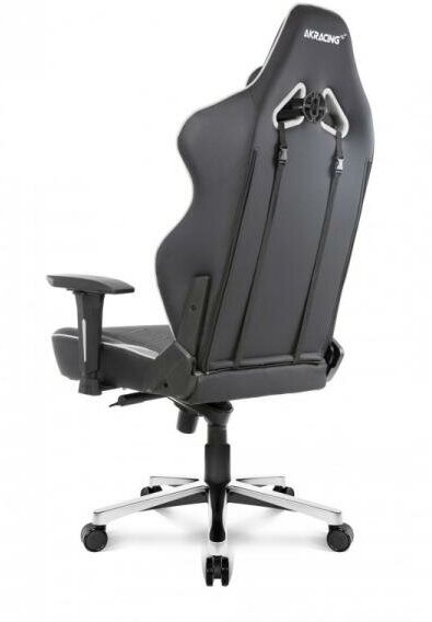 Кресло геймерское AKRACING MAX (AK-MAX-WHITE) black/white - фотография № 9