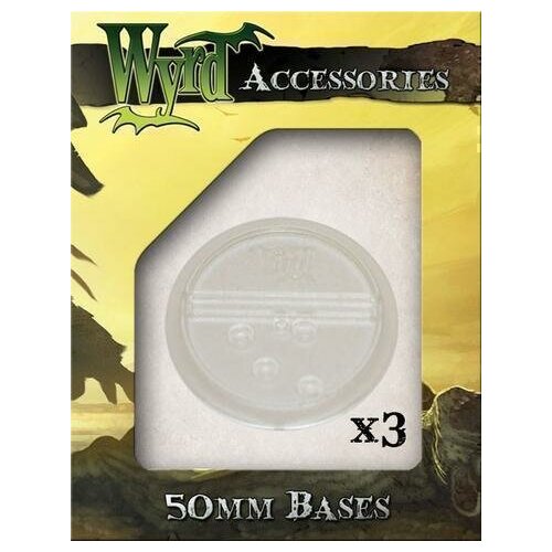 Malifaux: Clear 50mm Translucent Bases