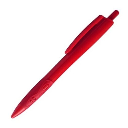 Ручка шариковая красная, автоматическая, масляные чернила, 0,7 мм