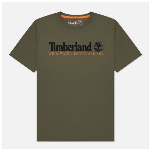 Мужская футболка Timberland Wind Water Earth And Sky оливковый, Размер S