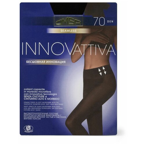 Omsa INNOVATTIVA 70 MICRO (бесшовные) (Nero / черный / 2 (S) / 2)