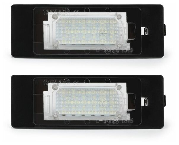 Светодиодная LED подсветка номера BMW Серия 1 6 MINI Сooper R55 2007- 2шт OEM 63267165735