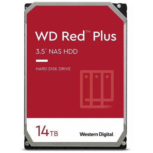 Жесткий диск Western Digital WD Red Plus 14Tb WD140EFGX 5351300₽