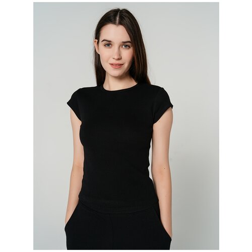 фото Футболка с кор.рукавом твое 78319 размер m, черный, women