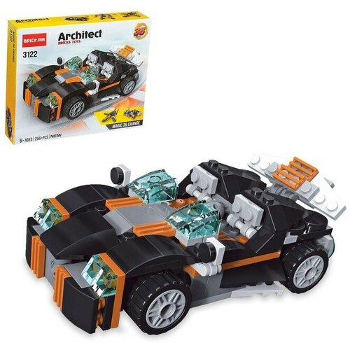 Конструктор «Гоночный транспорт», 256 деталей, 36 вариантов сборки