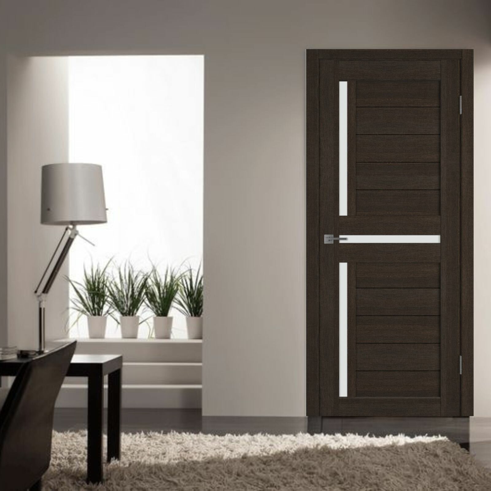 Дверь межкомнатная Paputin's Doors Atum 16 Wenge 700х2000 мм