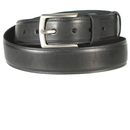 фото Ремень/ремень мужской/ремень мужской натуральная кожа/meyninger/рн-2511/черный/115/модель ремень мужской/цельнокроеный