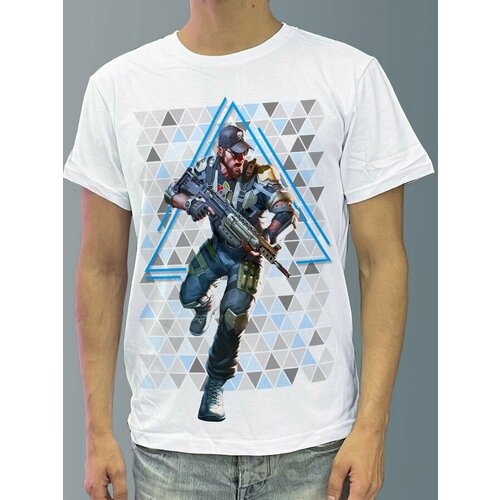 фото Футболка мужская белая из хлопка с dtf принтом игра killzone shadow fall - 173 будь на стиле