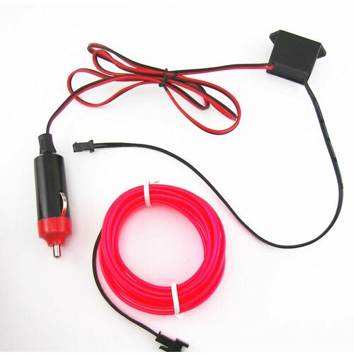 Светодиодная лента SmartElectronics 3м,12В,120 LED/m Неоновая лента в авто, машину, автомобиль/Розовый