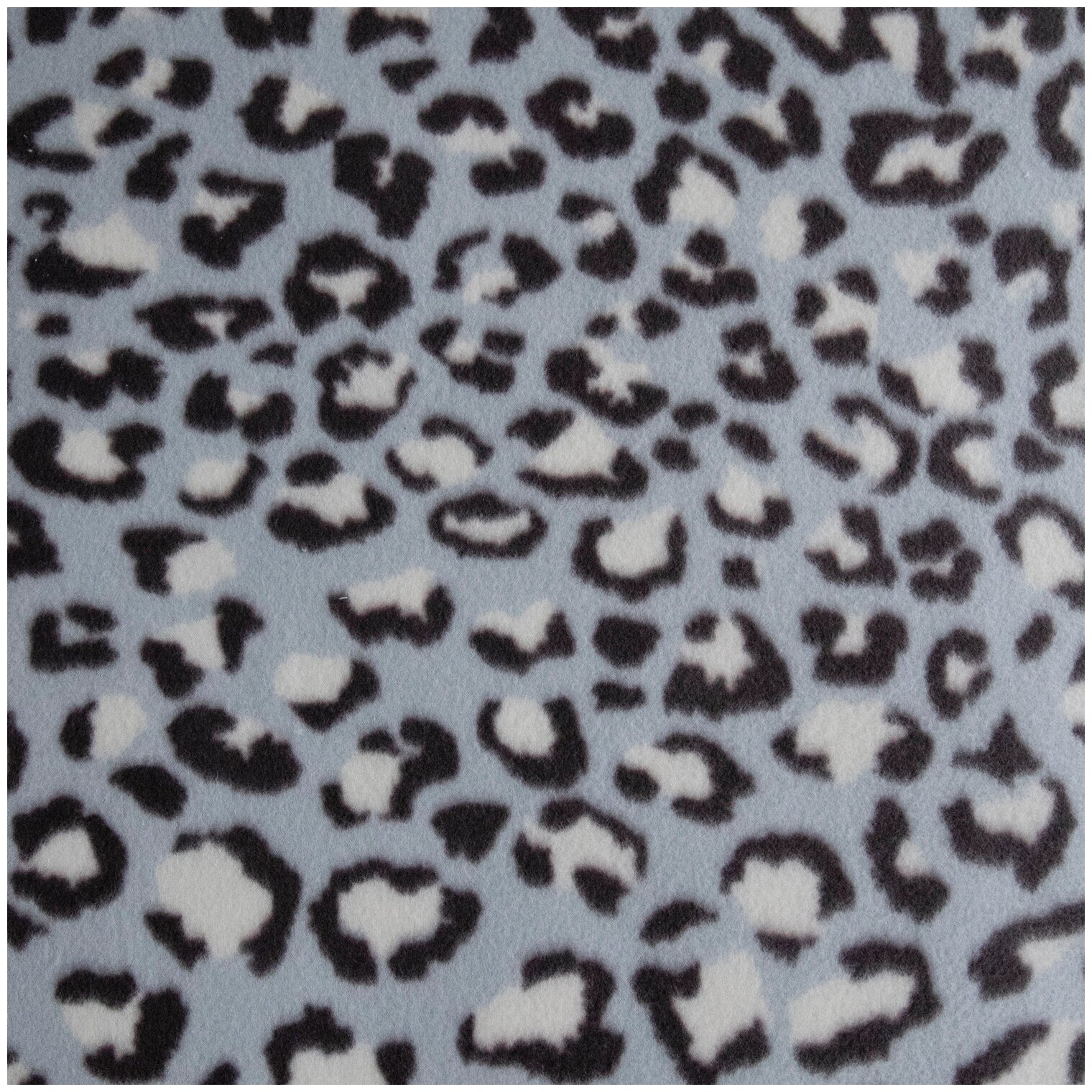 Плед флисовый, 150х200 см, "Леопард" голубой - фотография № 13