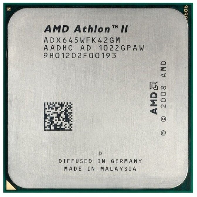 Процессор AMD Athlon II X4 645 AM3,  4 x 3100 МГц, OEM