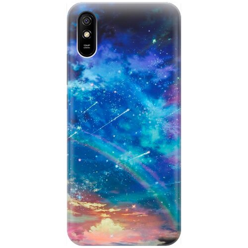 фото Re:pa накладка transparent для xiaomi redmi 9a с принтом "звездопад"