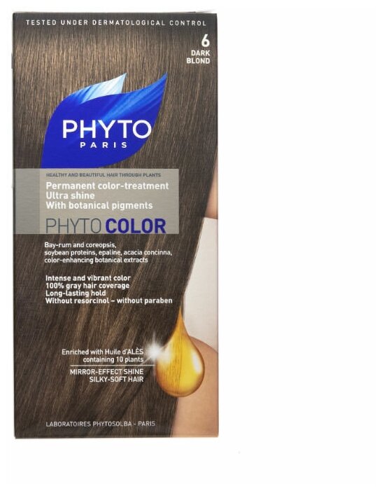 Phyto Фитоколор/Phyto Color Краска для волос темный блонд оттенок 6 1 шт