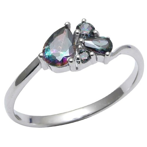 фото Balex кольцо 1410931537 из серебра 925 пробы с мистик кварцем синтетическим, размер 21