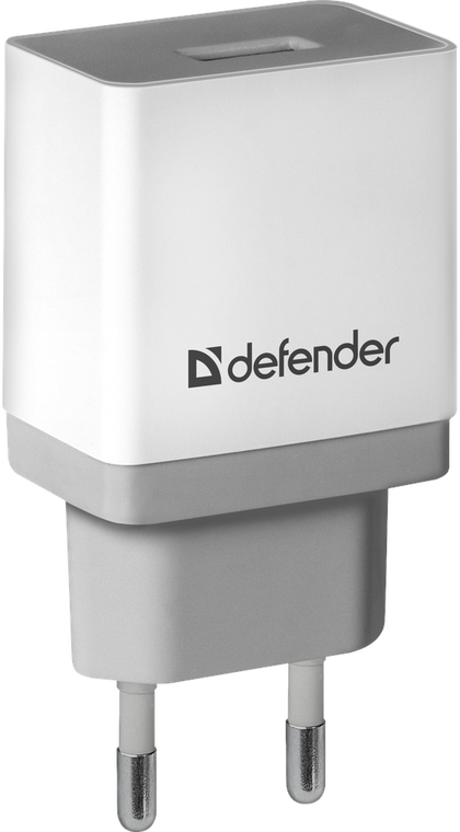 Зарядное устройство сетевое Defender UPA-21 белый, 1xUSB, 5V/2.1А 83571