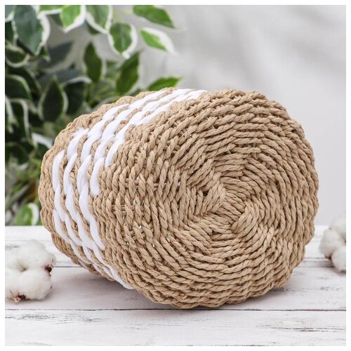 фото Корзина для хранения доляна плетеная, "элли", 17*17*14 см (5075263)