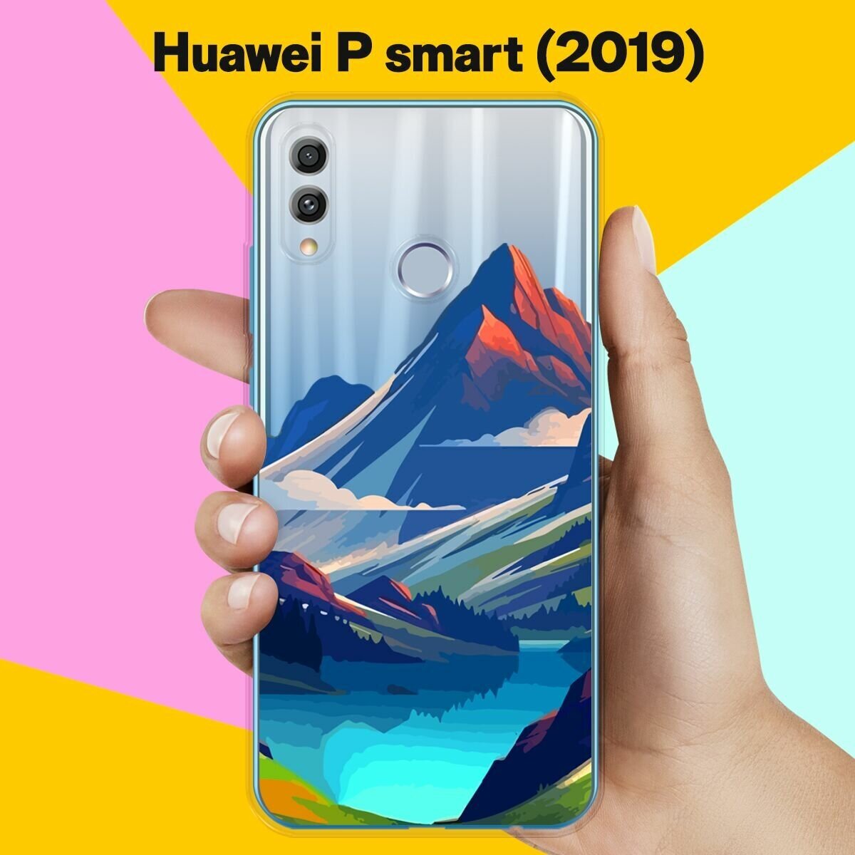 Силиконовый чехол на Huawei P smart 2019 Горы 10 / для Хуавей Пи Смарт 2019