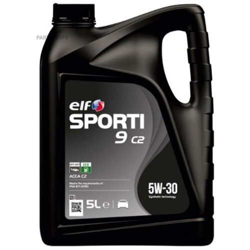 Elf Sporti 9 C2 5w-30 (5l) Моторное Масло ELF арт. 214330