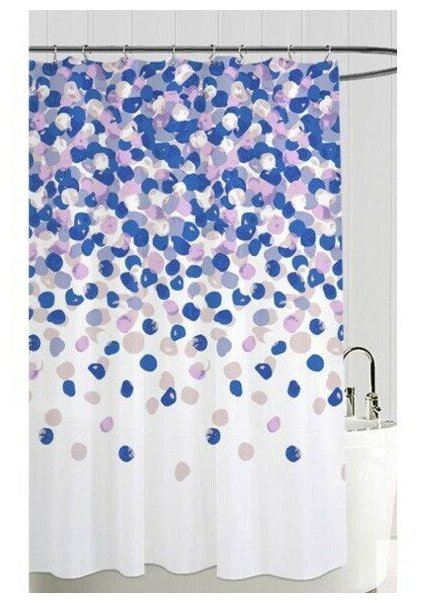Штора для ванной комнаты 180х180 Селфи EVA Элегия синяя