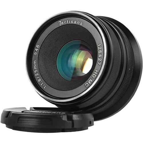 Объектив 7Artisans 25mm F1.8 X Mount Чёрный A103B