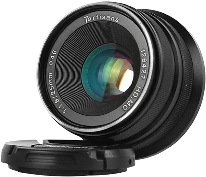 Объектив 7Artisans 25mm F1.8 X Mount Чёрный A103B