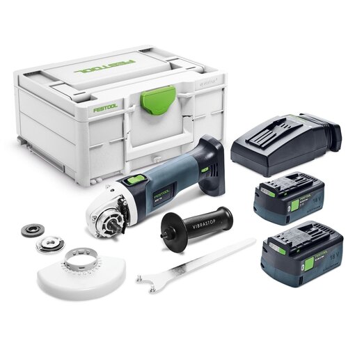 Аккумуляторная угловая шлифмашина Festool AGC 18-125 52 EBI-Plus 577241 9300000₽