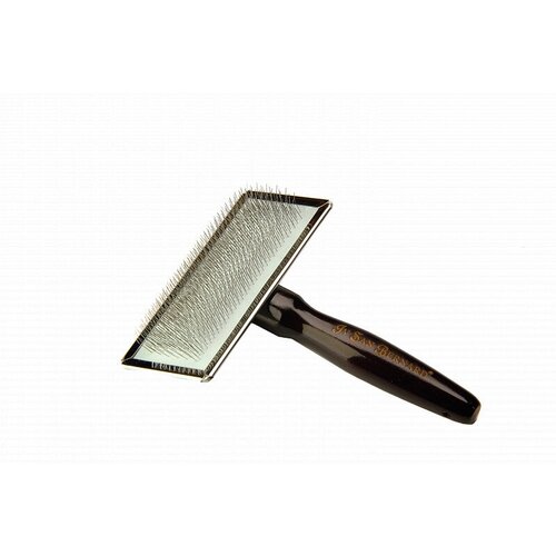 Iv San Bernard SLICKER BRUSH Профессиональный сликер с деревянной ручкой, средний