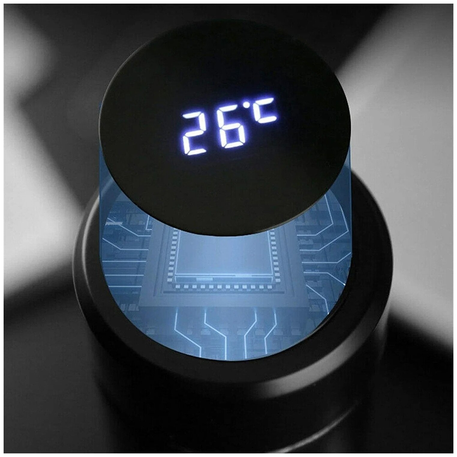 Термос с термодатчиком 500 мл / Умная термокружка с датчиком температуры/ Термостакан - фотография № 4