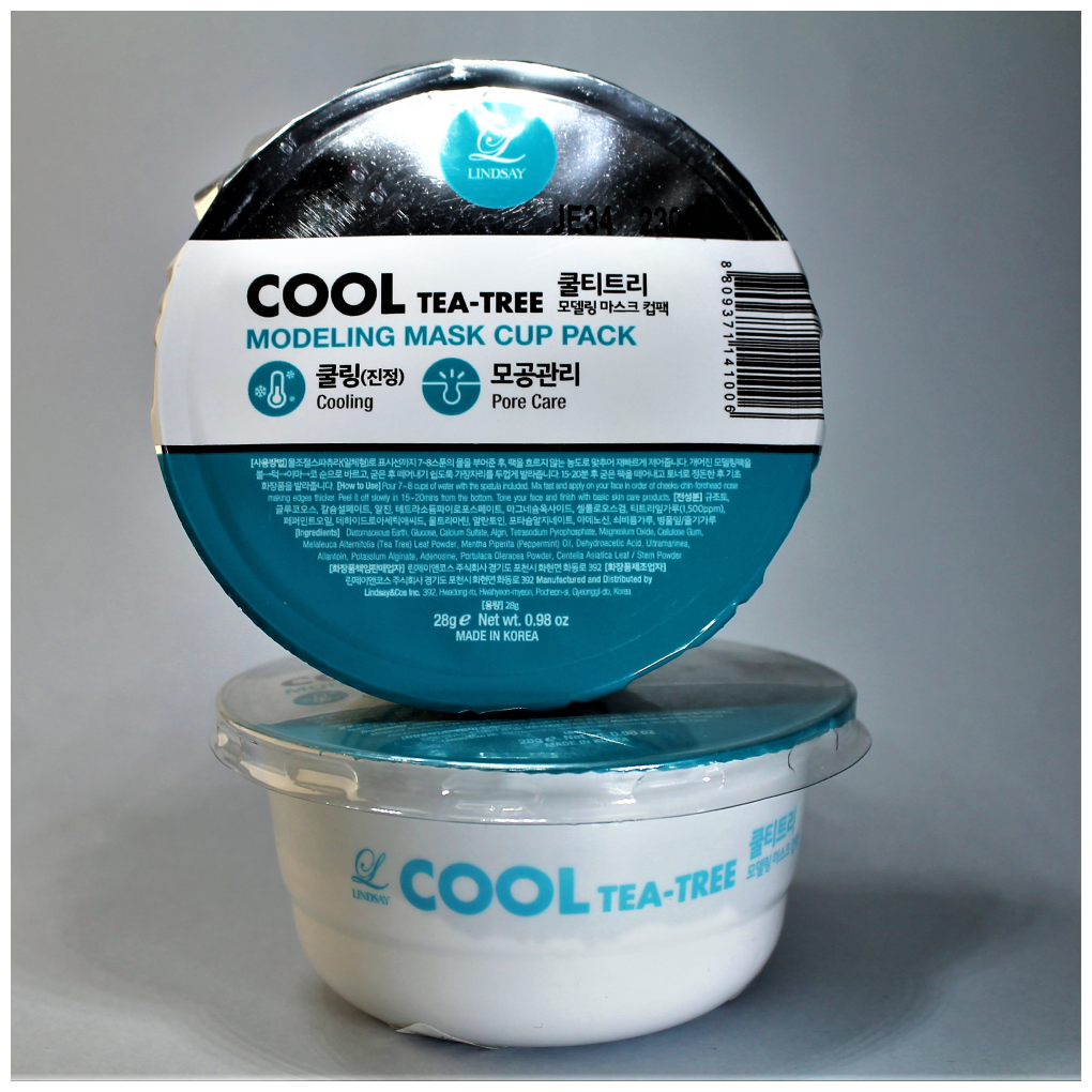 Альгинатная маска с маслом чайного дерева Cool (Tea-tree) Modeling Mask Cup Pack LINDSAY - фото №3
