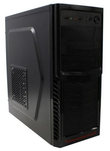 Корпус ATX Accord A-30B, Midi-Tower, без БП, черный [acc-a30b] - фотография № 4