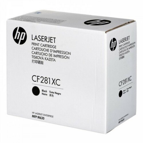 Hp Расходные материалы Картридж 81X CF281XC черный для LJ Pro M630z f h M605dh n x белая корпоративная коробка