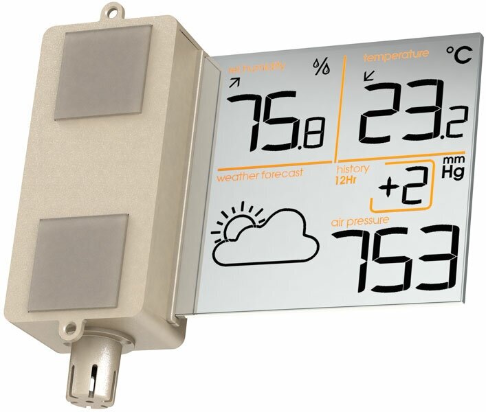 Оконная метеостанция с инверсивным зеркальным дисплеем RST01099