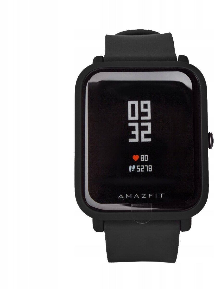 Смарт-часы AMAZFIT Bip Lite, 1.28", черный / черный - фото №13